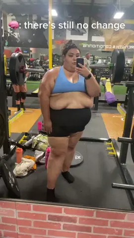 We’re not giving up… #fitnessjourney #fyp #plussizegymgirl 