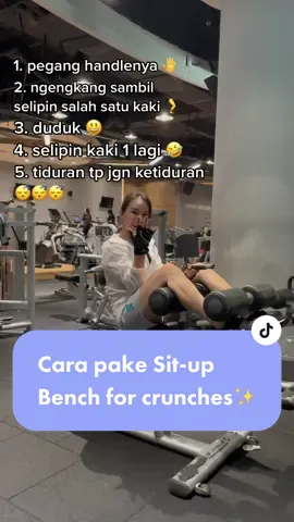 Replying to @808 sefruit tutorial cara vancai✨ yg lbh suhu feel free to comment yess~ next bikin tutor apalagi ya 🤔 #situp #situpbench #crunches #gym #Fitness #tutorial #fyp #workout #healthylifestyle #healthydiet #serunyaolahraga #absworkout #abs 