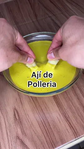 AJI DE POLLERIA en menos de 21 segundos!! #ajidepolleria #aji #polleria #pollo #peru #food #recetafacil