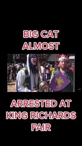 Big cat racks up the kills at King Richards #barstoolsports #kingrichardsfaire #funny 