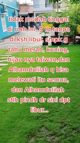bersyukur itu indah dan hrs tetap semangat trs, taiwan telah byk mengajariku ttg kesabaran#🇹🇼🇲🇨