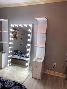 Pearls Vanity Houston tx. Shipping Usa Full Body Mirror with Bluetooth and shelf two drawers available#houstontx #makeup #foryou #latinas #beauty #maquillaje #ropa #vanity #fashion #mujeres #Moda #espejos #girls #beautiful #women #mirror #fyp