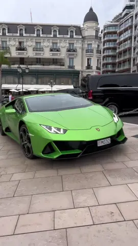 Green Huracan Evo💚 #fyp #fypシ #pourtoi #pourtoii #supercar #sportcar #monaco #montecarlo #lux #luxe #luxury #luxurylifestyle #beauty #green #huracan #evo #casino #monacolife #rich #richlife #highlife #carspotting #carspotter 