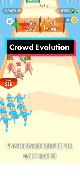 Game: Crowd Evolution #playinggamesrightsoyoudonthaveto  #crowdevolution #phonegame #game #mobilegame #fun 