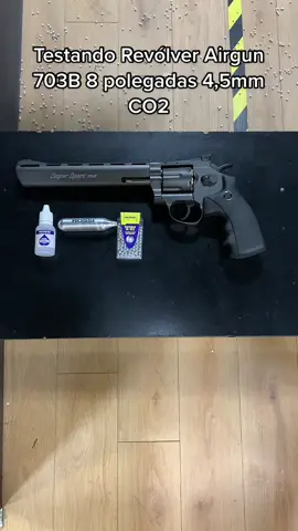 Revólver Airgun CO2 703B 8 polegadas 4,5mm #airsoft #airsoftrj #adrenalina #diversao #airgun #fy #vaiprofycaramba #viral #foryou #esporte #açao #revolver #tiroesportivo #rj 