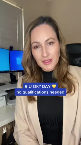 You don’t need to be an expert to be a great teammate - check in this #RUOKDay 💛 CC: @sarahdanielle__ #MentalHealth #ruok