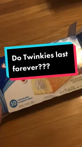 Yeah… this was filmed last year. That 4 year old Twinkie is still very much hard. #zombieland#twinkies#twinkiesdesserts#theory