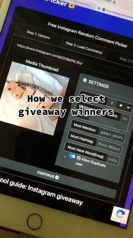 Our first Instagram giveaway using random selector. We are having more prizes and giveaways soon #fyp #giveaway #fypsingapore