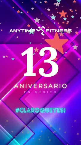Estamos celebrando 13 años en México y comenzamos festejando con semana de #retosfitness  🤩💜💪💯 #Vamosjuntospormás #claroqueyes #Anytimefitness #AFCentrosur #AnytimeAnywhereAnyone #SomostuEquipo #Aniversario 