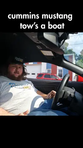 Cummins mustang tows a boat. #westen #westenchamplin #redneckscience @westengw