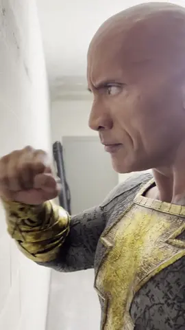 The #ManInBlack is knockin’ and ready. Are you? ⚡️NEW #BlackAdam trailer TODAY @ 5pm PT⚡️