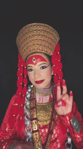Happy Indraa Jatra♥️ #kumari #indrajatra #kumarimakeup #creativemakeup #nepaliartist #makeupbybhumeeka 