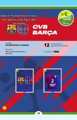 el voley también tiene sus figus #panini #viscabarça #voley #figuritasmundial