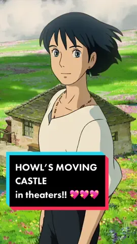 Let Howl melt your heart all over again. 💖🔥 In theaters Sept 25, 26 & 28—#HowlsMovingCastle from #hayaomiyazaki and Studio #Ghibli!