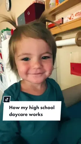 Replying to @mommaaa2021 how does a high school daycare work? #teenmom #highschoolmom #daycare 