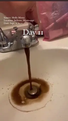 Day 11: Jackson residents still don’t have clean water. A city that’s predominantly Black has had water issues dating back to 2010! #jackson  #jacksonwatercrisis