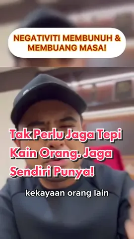 Fokus dekat diri sendiri. Jangan buang masa. Faham? #motivasiguru #businessguru #tiktokguru #LearnOnTikTok #jombelajar