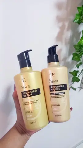 É NOVIDADE QUE VOCES QUEREM ? 😍💜  Linha Siàge, agora com 400ml Shampoo e Condicionador e vieram nas linhas mais vendidas da Eudora Nutri Rosé e Reconstrói os Fios, aproveite e leve o combo (Shampoo +Condicionador) Por apenas 94,99 💜  Preço válido até o dia 21/09  #eudora #eudorasiàge #siageeudora #nutrirose #reconstroiosfios #nutriroseeudora #cabelobonito #reconstroiosfioseudora #cabelo #cronogramacapilar @eudora 