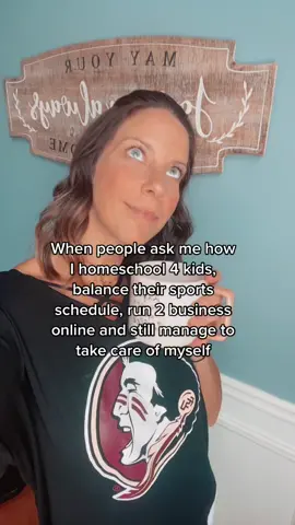 Its called organized chaos 🤣🤣 #busymom #momtok #homeschool #Fitness #sports