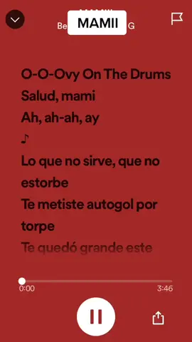 MAMII#spotifyonlyyou #reguetonnuevo