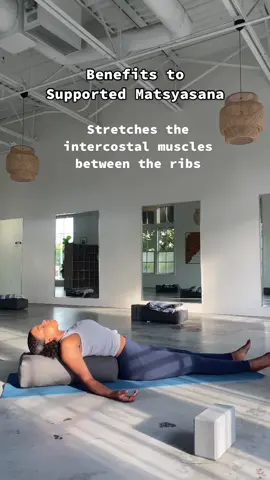Matsyasana is a yin variation of Fish Pose! I love this when i just need some support. #yinyoga #yogainstructor #Fitness #health #thatgirkaesthetic #yogapose #routine