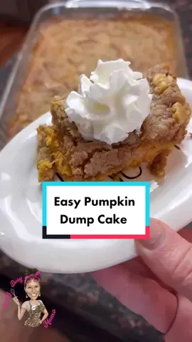😋 You have to try it! #crazybusymama #reclaimthetable #crazybusymama Recipe: * 1 (15oz) can pumpkin puree (not pumpkin pie mix) * 1 (12oz) can evaporated milk * 3 eggs * 1 cup sugar * 1 tsp cinnamon * 1 box spice cake mix * 2 sticks butter (melted) * whipped cream for topping (optional) Bake 350 for 50-55 mins 