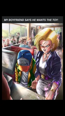 Where can i get one of these girls??? 😳🥴 #android #android18 #krillin #dbz #bf #gf #toy #anime #dbs #Love #couple #foryou #fyp #fypシ 