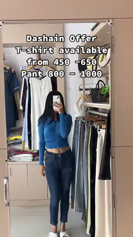 Dashain Offer !! Delivery available all over Nepal . #dashainoffer #trending #fashiontiktok #outfitsidea #kbellasfashion #nepalgunj #dashainsale #fypシ 