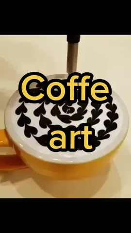coffee art #coffee #tiktok #coffeetiktok