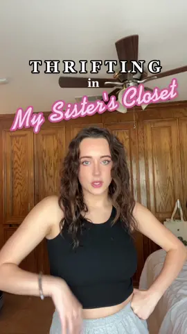 gotta love some #thrifting #thrifthaul #sistergoals #sustainablefashion #closetcleanout #tryonhaul 