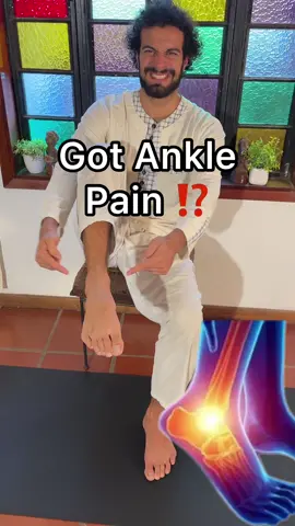 Easy exercise that you can anytime while you’re sitting down. Make sure you don’t have shoes or slippers on for optimal effect. 🙏 #pouyayoga #yoga #anklepain #footpain #yogachallenge #yogaflow