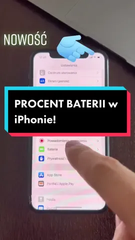 Jak włączyć wyświetlanie PROCENTU BATERII W iPhone? #ios16 #iphone #triki #trikiphone #iphone14pro #apple #bateria 