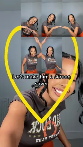 Can’t lie this was actually fun to make. Peep the different shapes 😂❤️ #screensaver