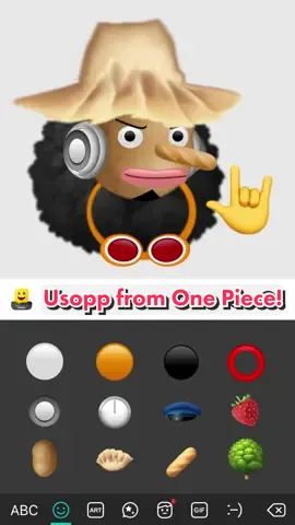 I did Usopp from One Piece here!! #usopp #usopponepiece #onepiece #onepiececosplay #meme #usoppcosplay #tutorial #keyboard #cartoon #anime #animeedit #emojiart #emoji #tiktokemoji #emojichallenge #emojiartchallenge #luffy #luffyonepiece #digitalart 