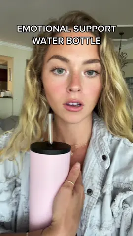 I hope this video reaches its target audience #emotionalsupportwaterbottle #anxious #anxiousgirlproblems 