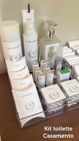Kit toilette para um casamento luxuoso! #papelemel #papelariadecasamento #casamento #wedding #weddingtiktok #weddingday #kittoilet #toilette 