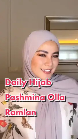 Daily Hijab Pashmina Simple Olla Ramlan #hijab #tutorialhijab #ollaramlan #fyp