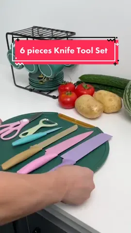 6 Pieces Knife Tool Set 🔪 Grab yours now ‼️ #knife #knifeset6in1 #knifesets #knifesetscheap #knifesetmalaysia #knifetool #knifetools #knifetoolset #pisau #pisaudapur #pisaudapur1setmurah #pisaudapurwarnaset6pcs #pisaudapursatuset6in1 #pisaudapurkitchenknifeset6in1 #kitchen #kitchenware #kitchengadgets #KitchenHacks #dapur #tiktokmalaysia #tiktokgift #tiktokviral #foryoupage #fyp #viral #gayadirumah #racunintiktok #murah #samasamatiktok #samasamatiktokshop #Home #homeliving #tiktokhome #tiktokrumah #ttboleh #tiktokshoppingmysale #tiktokshop #goodthing #LifeHack #ttsboleh #smarthomee