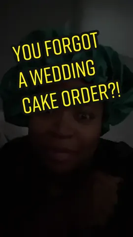 Imagine forgetting a wedding cake order then setting up a tripod to record the L?  #forgottomakeaweddingcake #viralweddingcake #weddingcake #forgotcakeorder