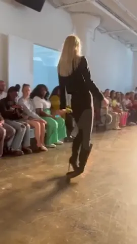 These boots were not made for walkin’ #NYFW #fashionweek2022 #fail