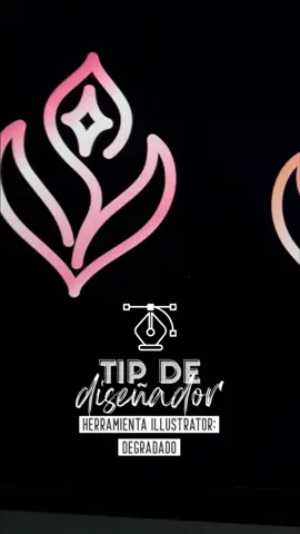 Herramienta de Illustrator: Degradado - Rose Gold⚡️ #illustratortutorial #adobeillustrator #diseñografico 