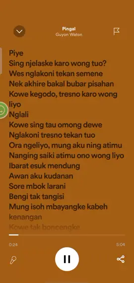 #pingal #guyonwaton #fypシ #tiktokpelitfyp #liriklagu #jawa  #galaubrutal 