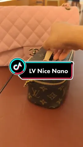 How cute is the Louis Vuitton Nice Nano Toiletry Pouch?! #louisvuitton #lvnicenano #shopwithme #whatsinmybag