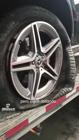 Así funciona el aro de seguridad en las llamtas o como algunos le dicen, blindaje en las llantas 👌 #blindadoscolombia #blindaje #carroblindado #camioneta 