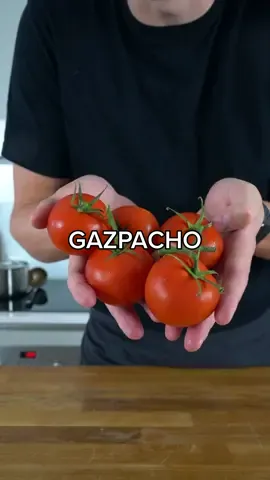 Gazpacho 🍅 #soup #food #foodtiktok #asmr #fyp
