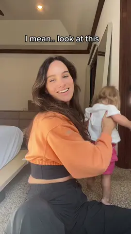 HER LITTLE SMILE 😭🥹 #poot #fyp #4u #trend #sass #sasswars #viral #MomsofTikTok #momtok #reaction #react #babyfever 