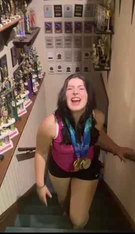 The seniors showing off some well deserved medals for a sec🥇 #dance #dancers #fyp #trophy #1st 