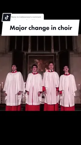 Replying to @Listlessness  repost because the previous comment was blocking his facial expression, thanks for the heads up! Gregorio Allegri: Miserere, mei, Deus (the balloon version) @🐣 @z 🦁 cr. KingsCollegeChoir (youtube) announcing major change in the choir for April Fool’s Day 😂 #choir#choirtok#singer#singertok