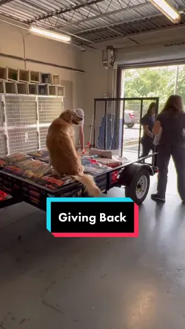 We love making a difference, thank you to everyone that helped! #dog #dogs #goldenretriever #givingback #puppy 