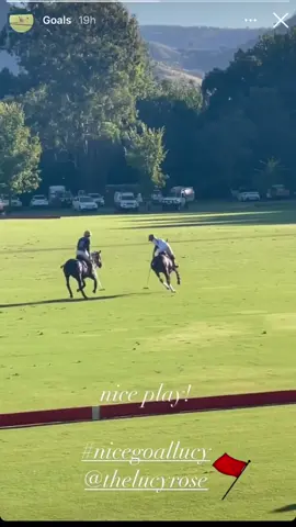 So pleased that my friend was able to catch this goal of mine on camera! #polo #poloplayer #pologame #ellerston #nearside #womeninpolo 